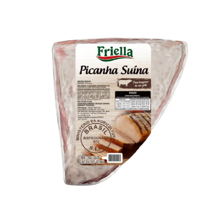 Picanha Suína Cong Cx8-15kg - Friella